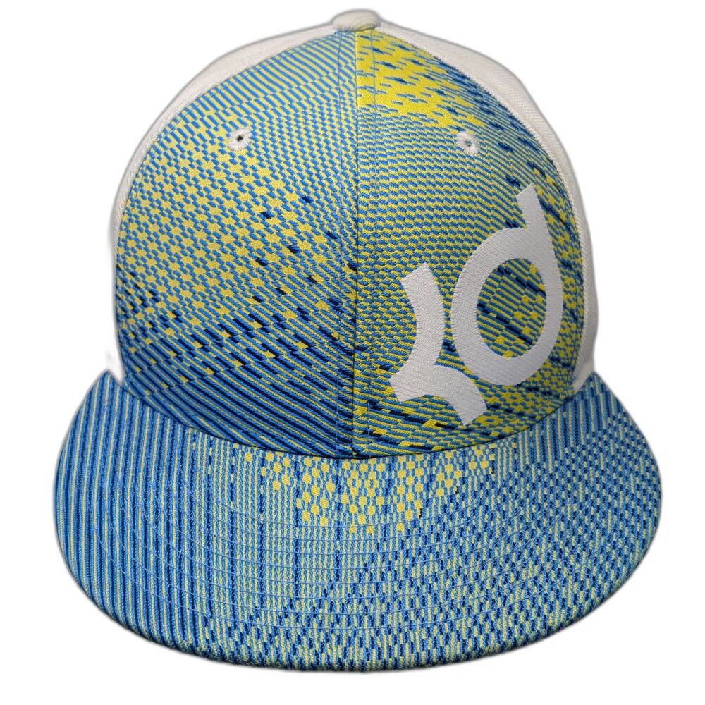 Nike KD Kevin Durant Digital Print Snapback Hat Blue White One Size Basketball
